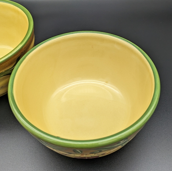 Honey Rooster by Maxcera Corp. Hand Painted Soup/Cereal Bowls - Picture 6 of 7